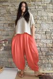 Tasha Cushion Cotton Sia Barrel Pant Watermelon
